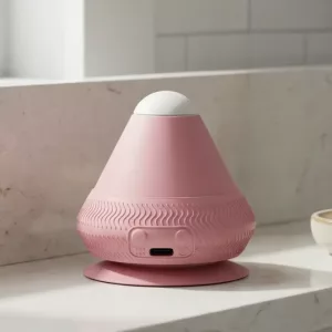 Oplaadbaar siliconen massageapparaat met zuignap